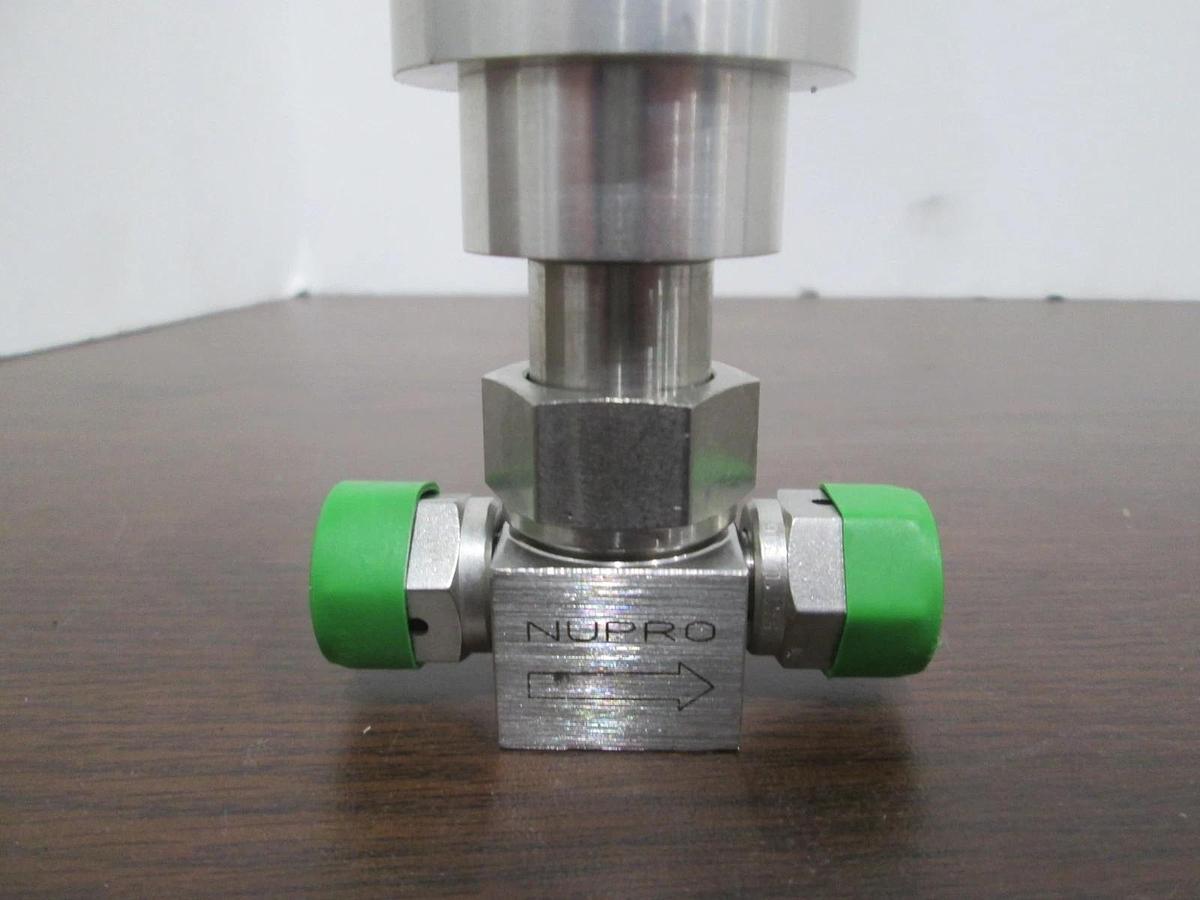 Used Nupro, SS-4BK-10-319, Pneumatic Valve, Used