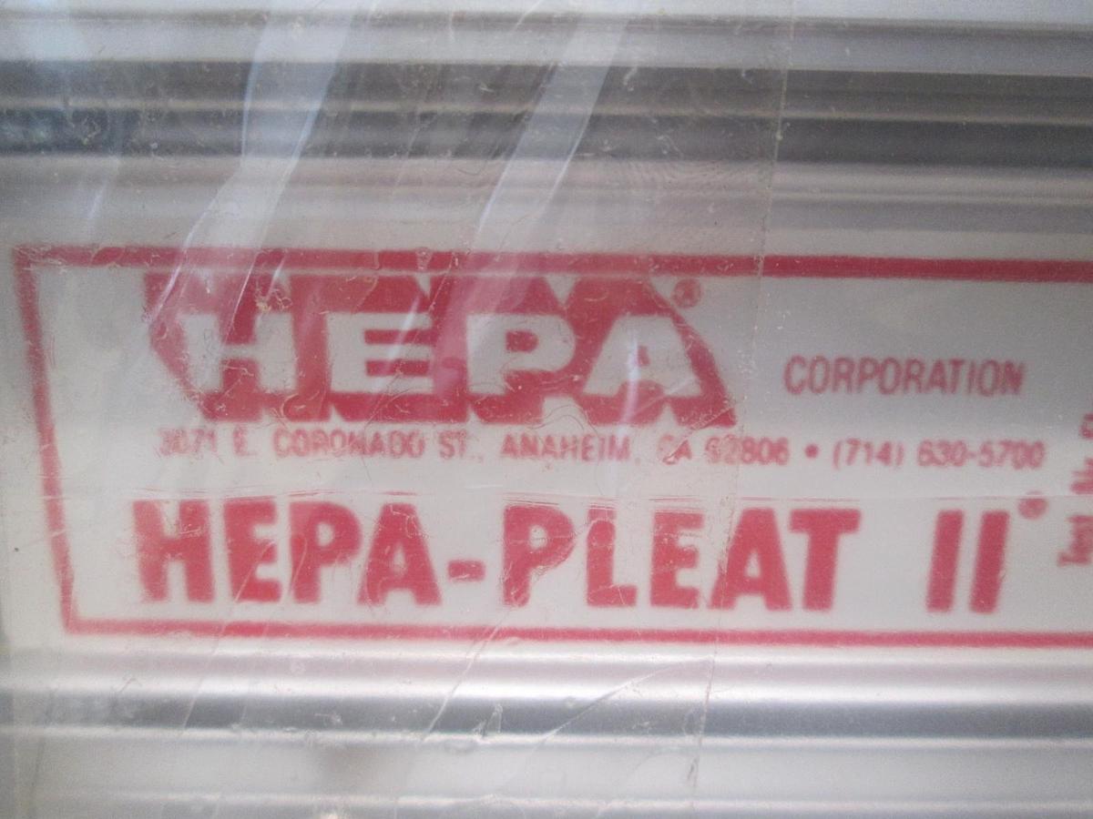 Hepa, Hepa-Pleat, C(10)12EIIUE21/2S, Filter 99.999% At .12 MIC, New