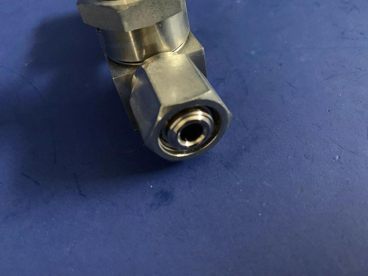 Used Nupro Pneumatic Valve SS-4BK-V51-1O, NO Actuator 1/4" FVCR x 1/4" MVCR, Used