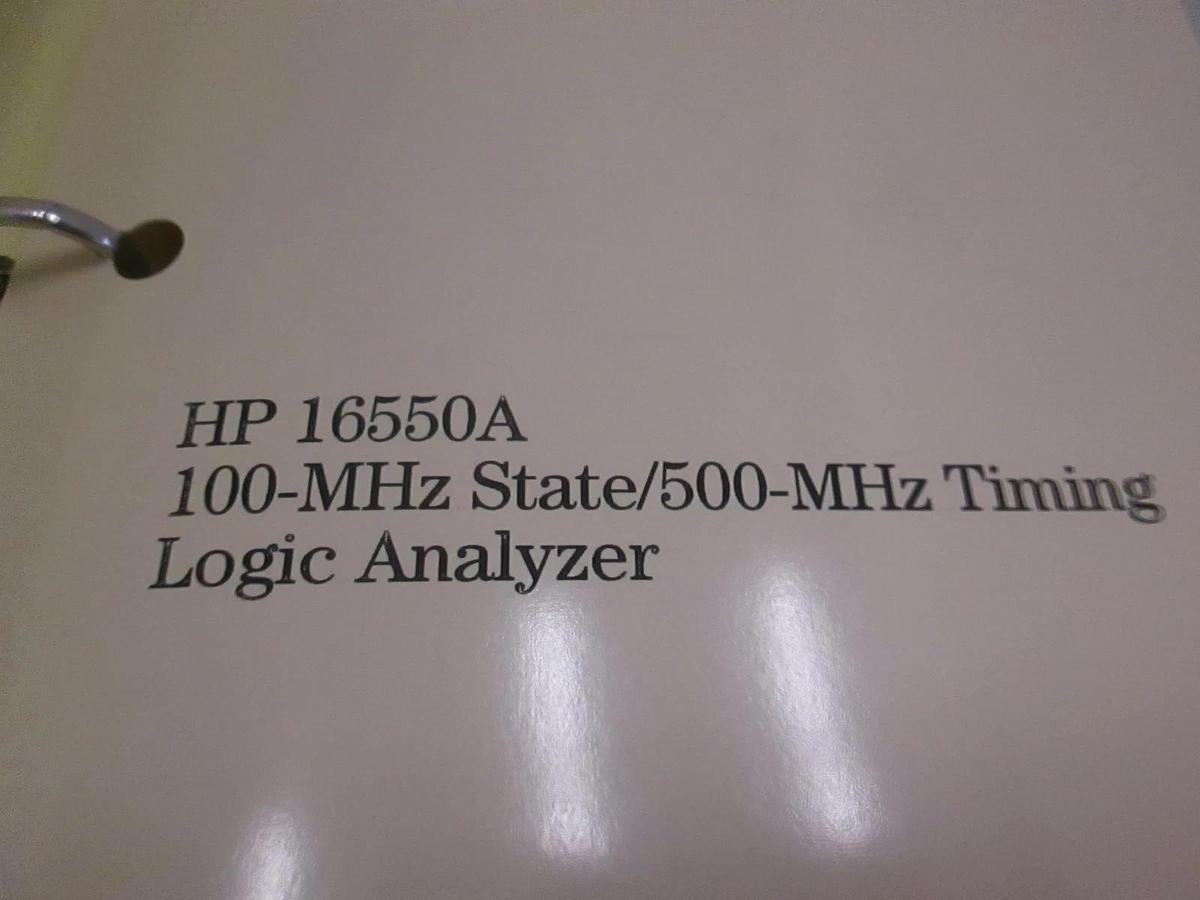 Used HP 16550A 100-MHz State/500MHz Timing Logic Analyzer, Used