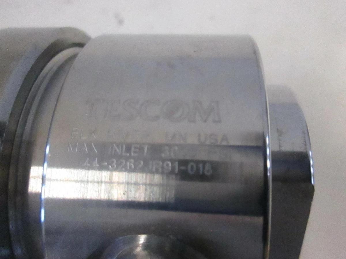Used Tescom Stainless Steel Regulator, 44-3262 w/ 30-0-100 PSI Gauge, Used