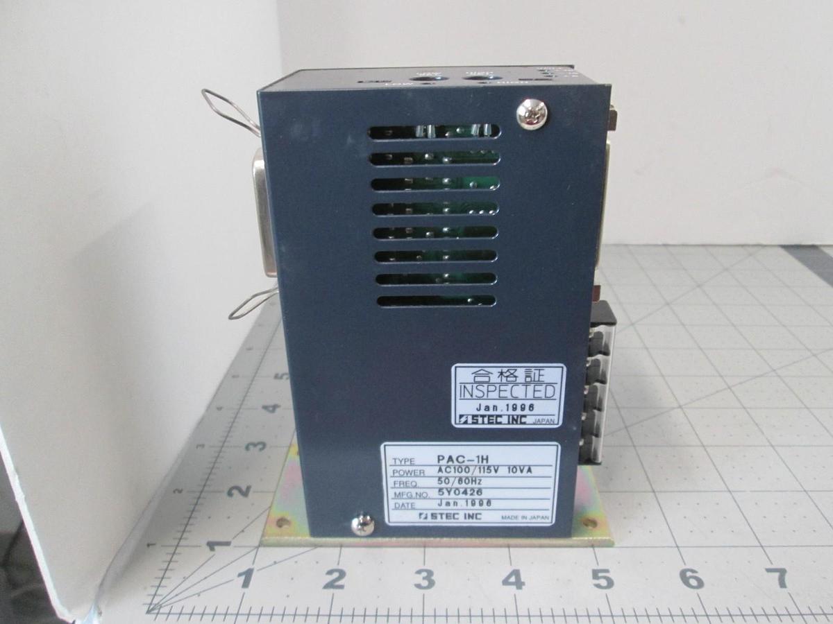 STEC Inc, PAC-1H, Floline Mass Flow Meter, Power Supply, AC100/115V, 10VA, New