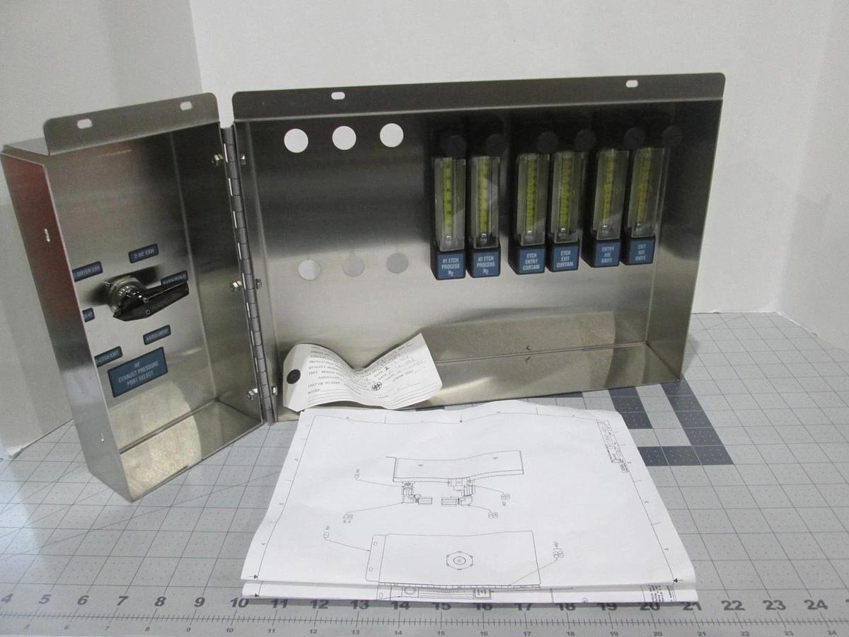 Watkins Johnson, 1000 Flowmeter Panel Assy, 911890-001, New