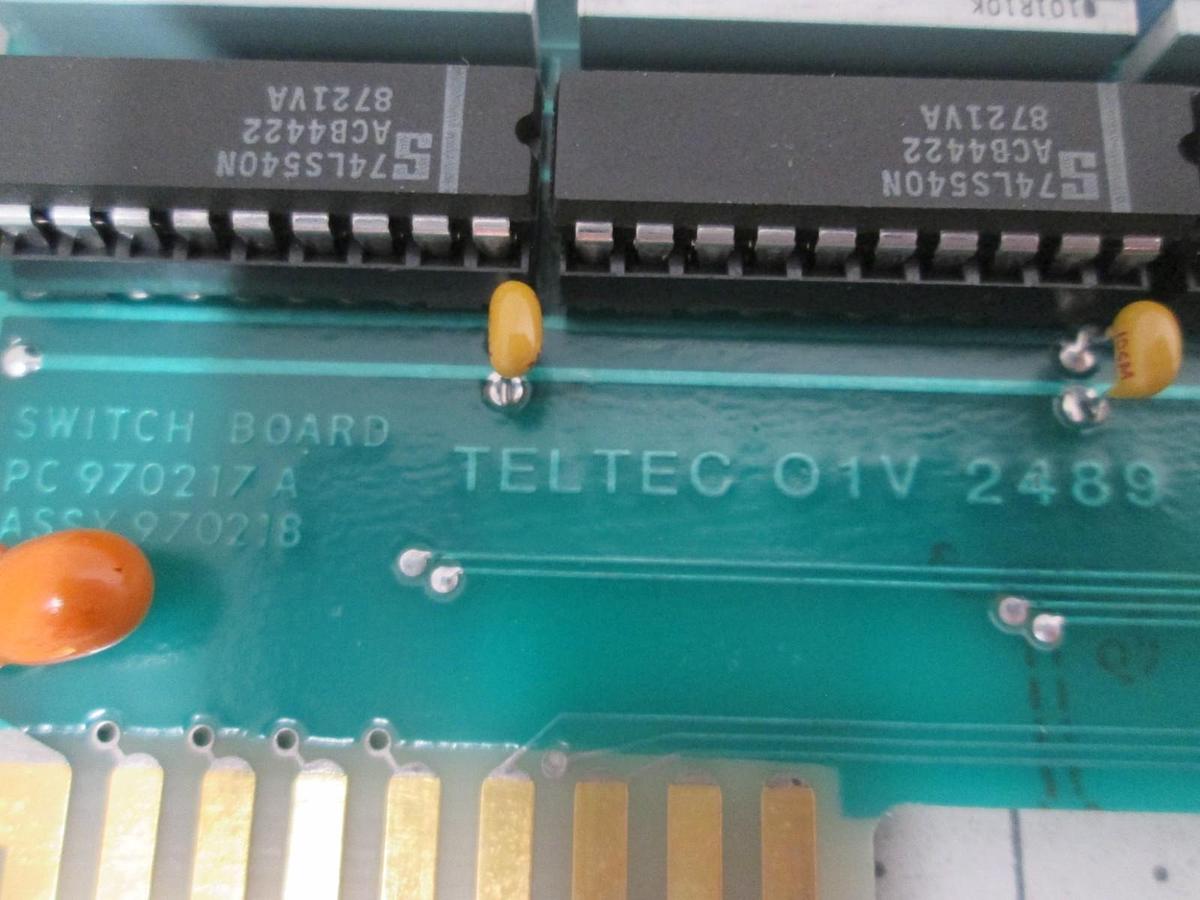 Used Watkins Johnson, Teltec, 970217, Switch Board PCB Assy, New