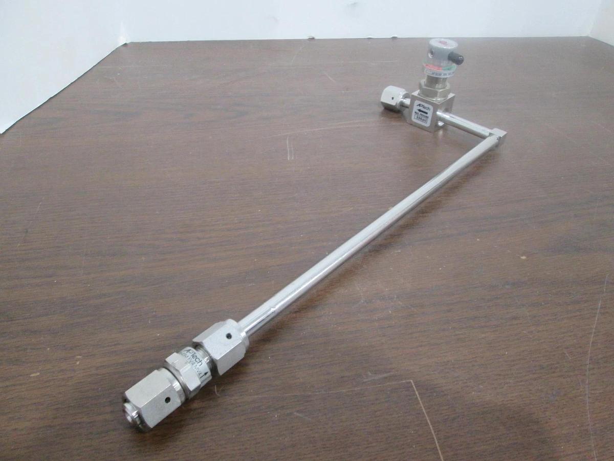 Used APTech, AP1010S 3PW MV4 MV4 O P Valve Assy w/ AP64SM FV4 Check Valve, 14", Used