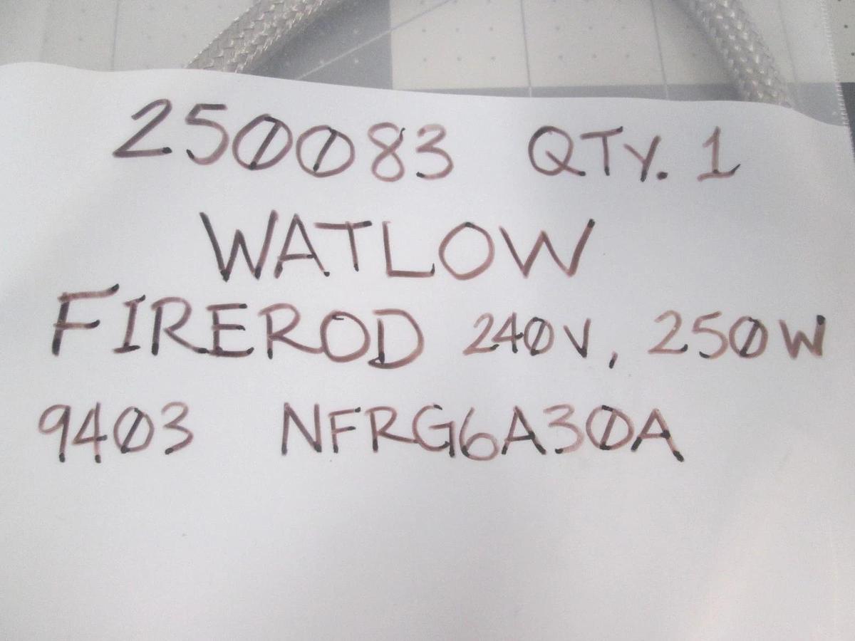 Used Watlow, 250083, Firerod, Cartridge Heater, 250W, 240V, Used