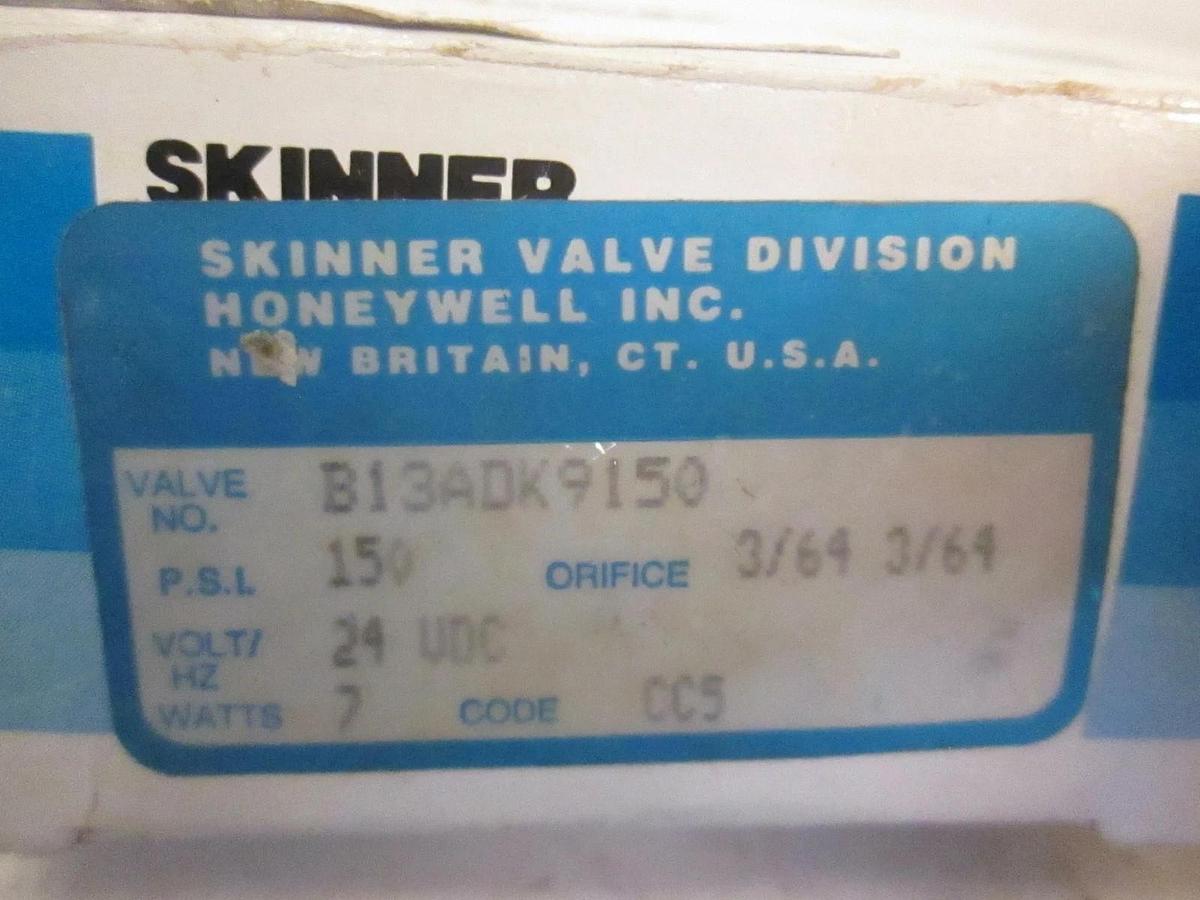 Used Parker B13ADK9150 Solenoid Valve, 24 VDC, 150 psi, Used