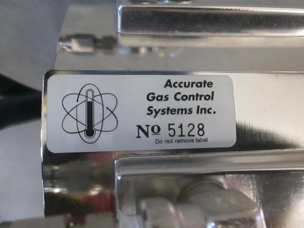 Used Accurate Gas Control Systems, Recircular Metal Jacket No.5128, 45", Used