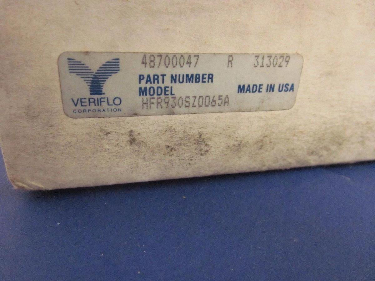 Veriflo HFR930SZ0065 High Flow Regulator, 3 Port, VCO Fittings, NEW