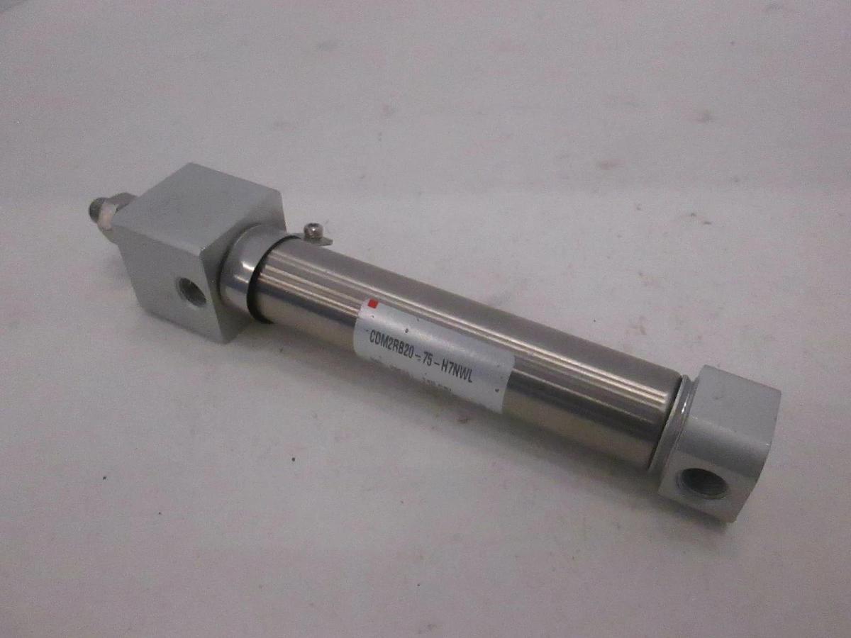 Used SMC, Pneumatic Cylinder, CDM2RB20-75-H7NWL, Used