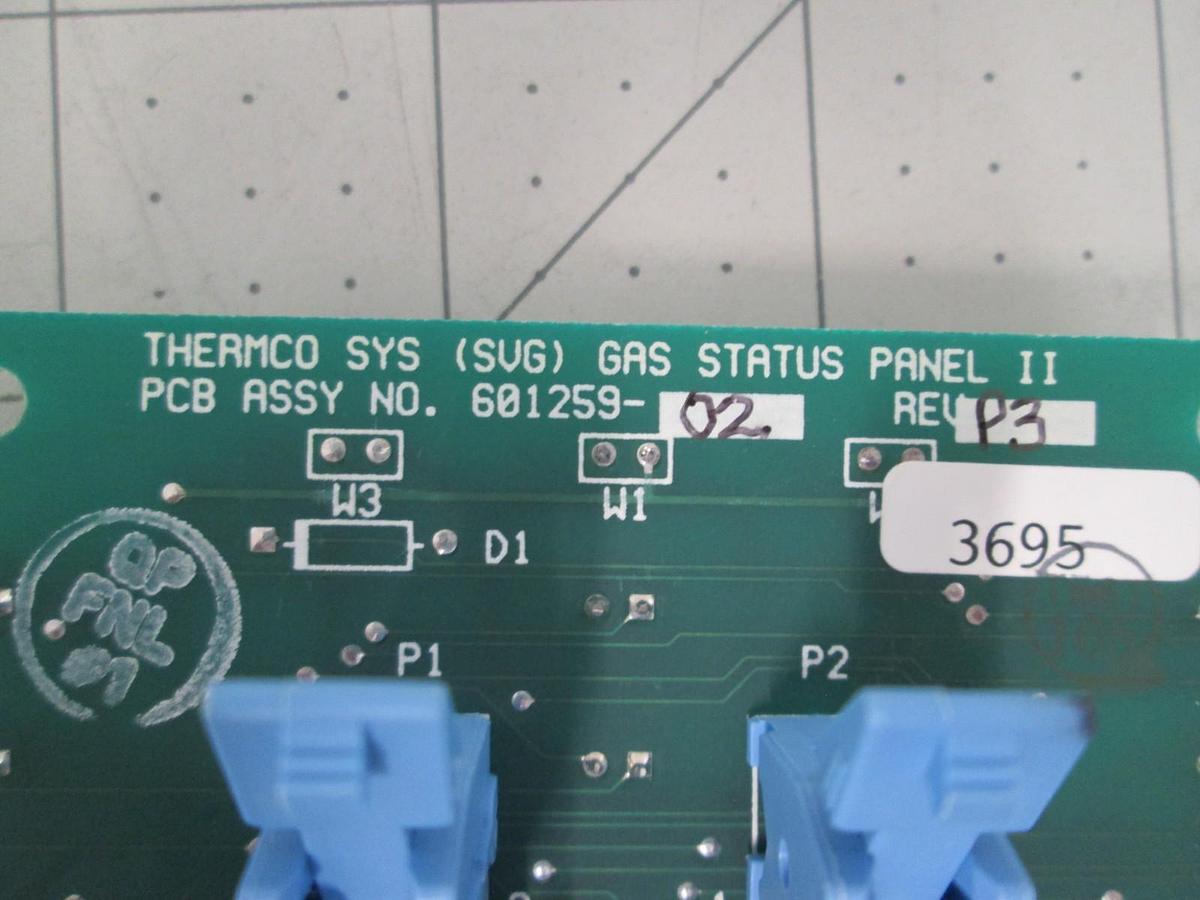 SPT Micro, 601259-02, Gas Status II Rear, PCB Assy, New