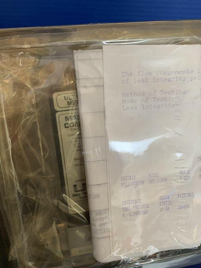 Used Unit UFC-1160A Mass Flow Controller, N2, 3 SLM, Refurbished