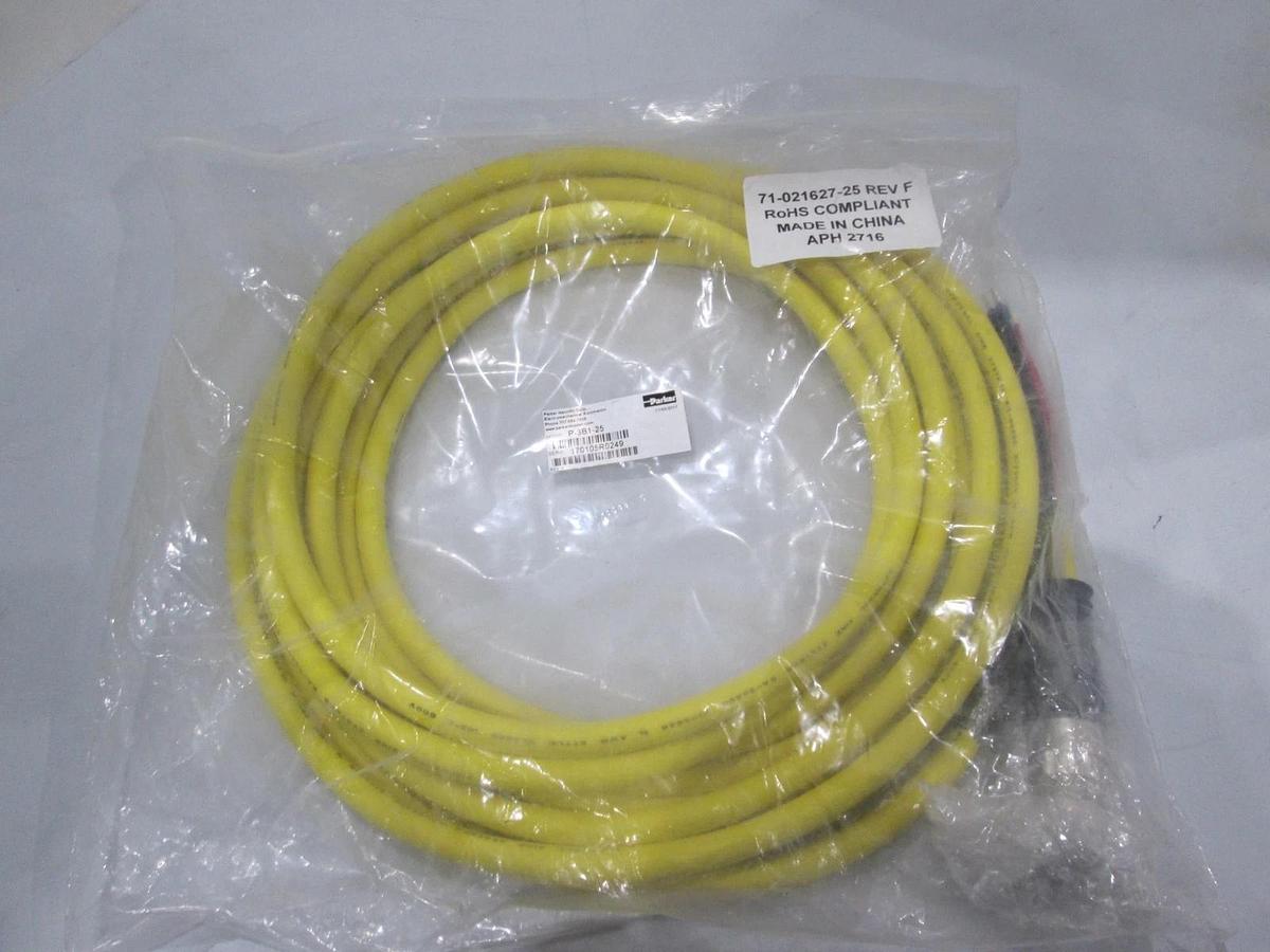 Used Parker Hannifin, P-3B1-25, Servo Cable, New