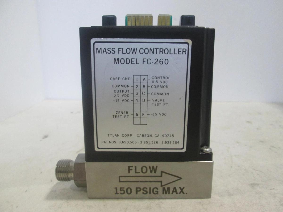 Used Tylan, FC-260KZ , Mass Flow Controller, 200 SCCM, BCL3, Used