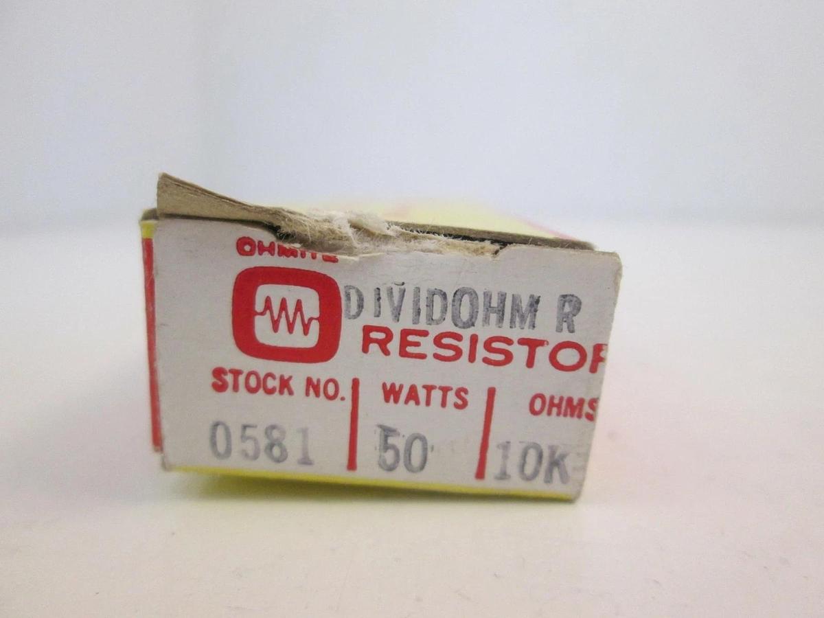 Ohmite DIVIDOHMR, Vitreous Enameled Resistors, 10K Ohms
