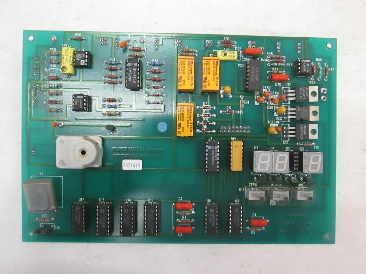 Used Scientronix, Cylinder Scale MB, 11003375 PCB, Used