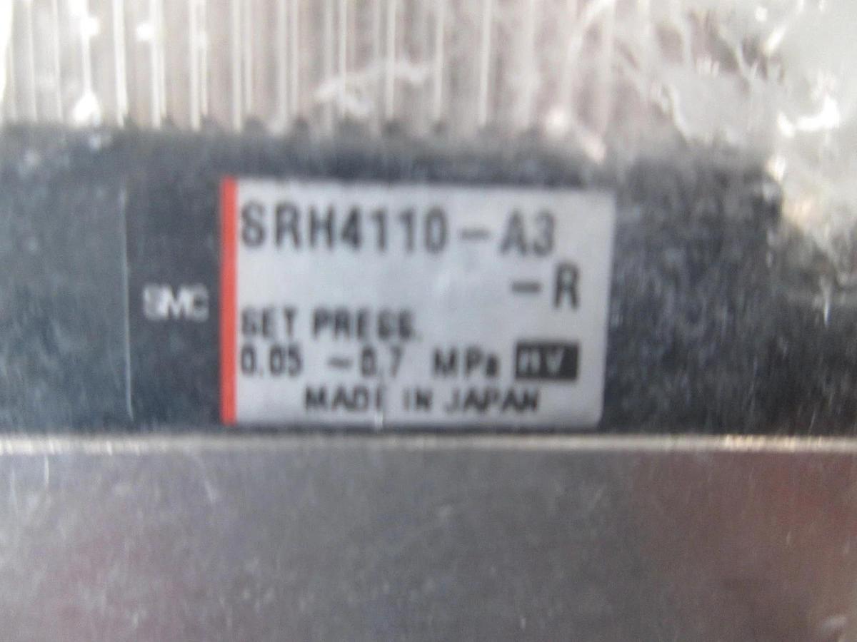 SMC, SRH4110-A3-R, Regulator, Set Press 0.05-0.07 mPa, New