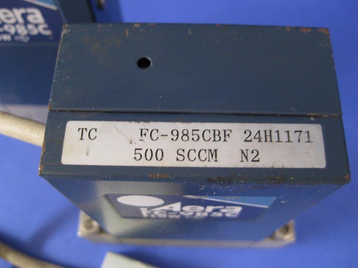 Used Aera FC-985C Mass Flow Controller, Gas: N2, Range: 500 SCCM, Used