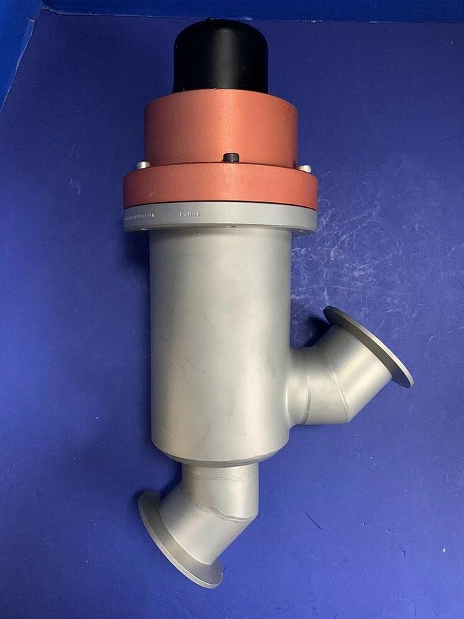 MKS HPS Single-Stage Heated Inline Vacuum Valve w/ Limit Switch, NW50, New