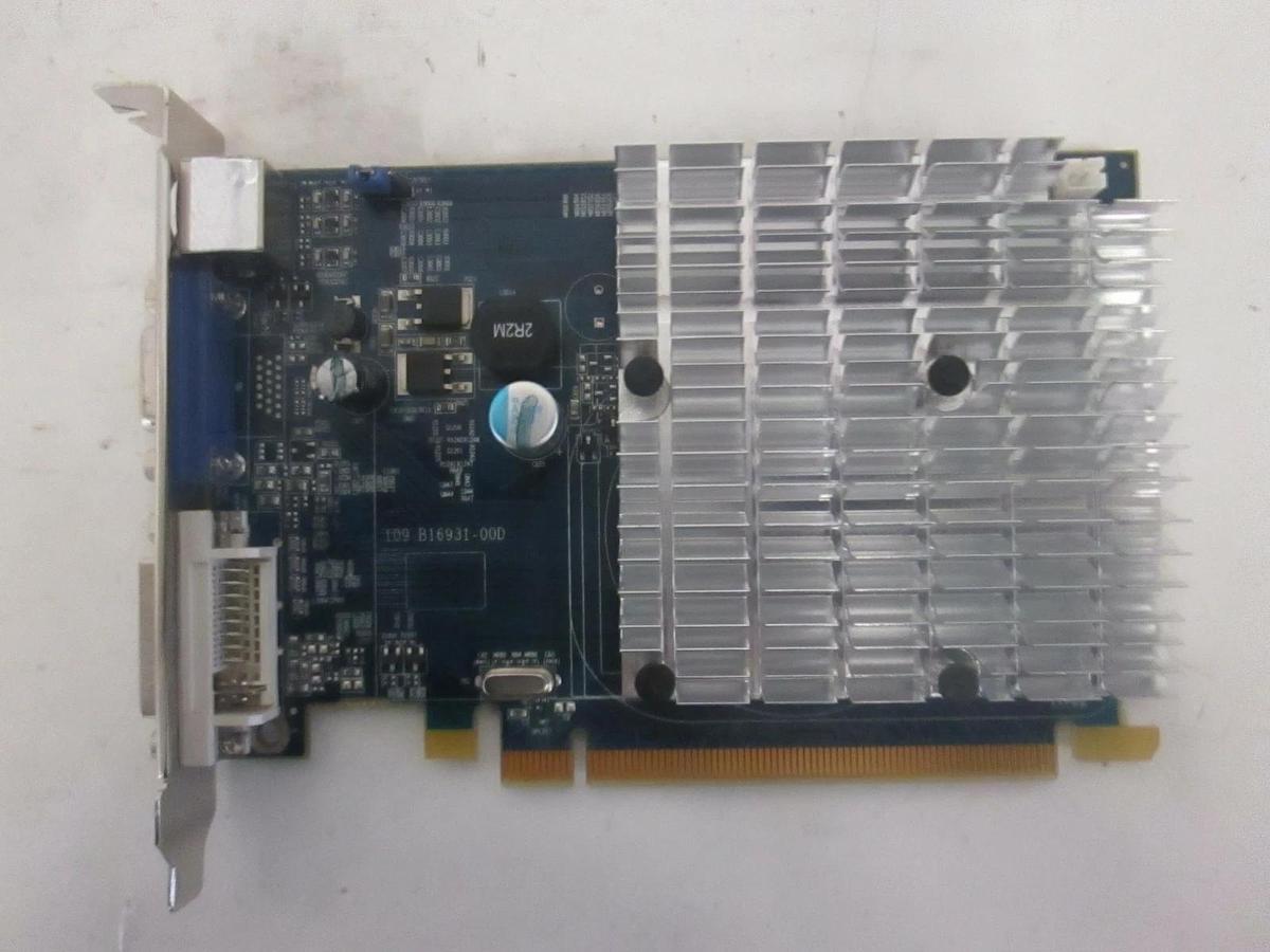 Used Sapphire Radeon, 109-B16931-00D HD3450 512MB PCI-E VGA DVI HDMI Video Card, Used