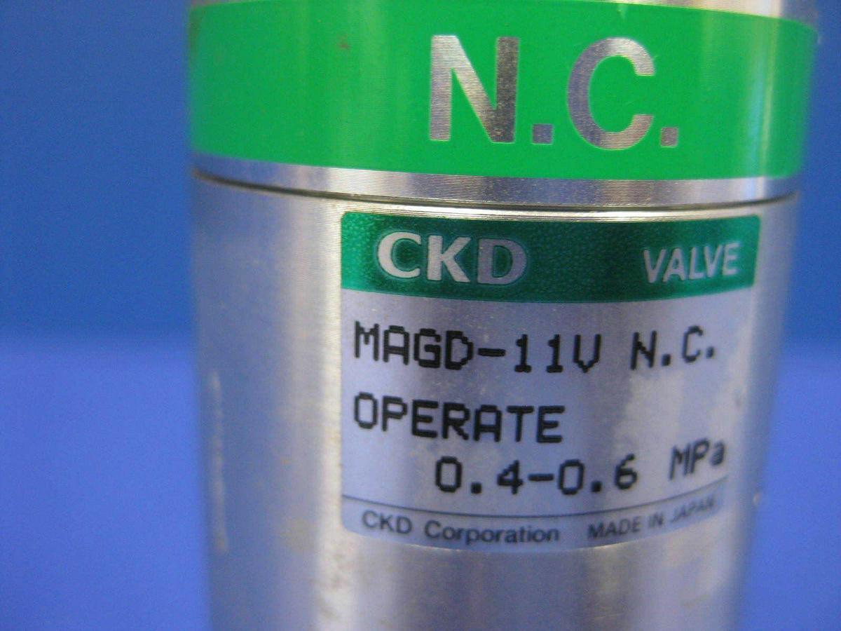 Used CKD MAGD-11V Air Operated Block Valve, N.C., Used