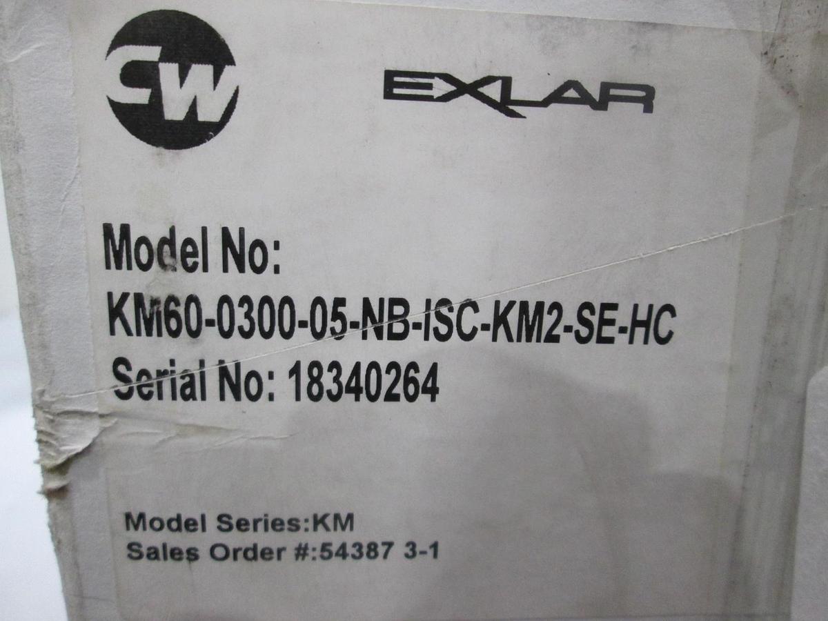 Curtis Wright, Exlar, KM60-0300-05-NB-ISC-KM2-SE-HC, Roller Screw Actuator, New