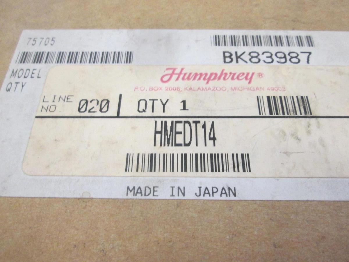 Humphrey, HMEDT14, Vacuum Ejector, New