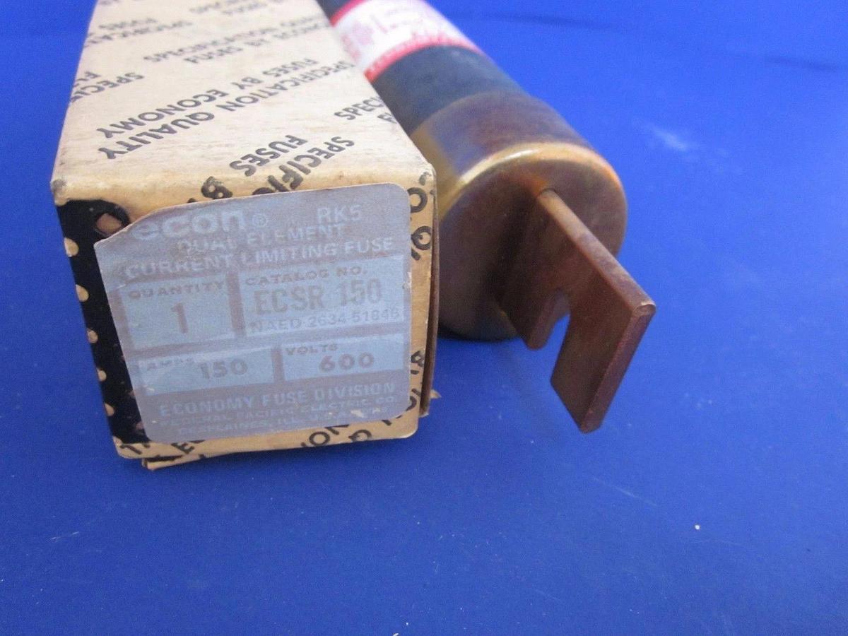 Used ECON ECS 150, Time Delay Fuse 150A, 600V, NIB