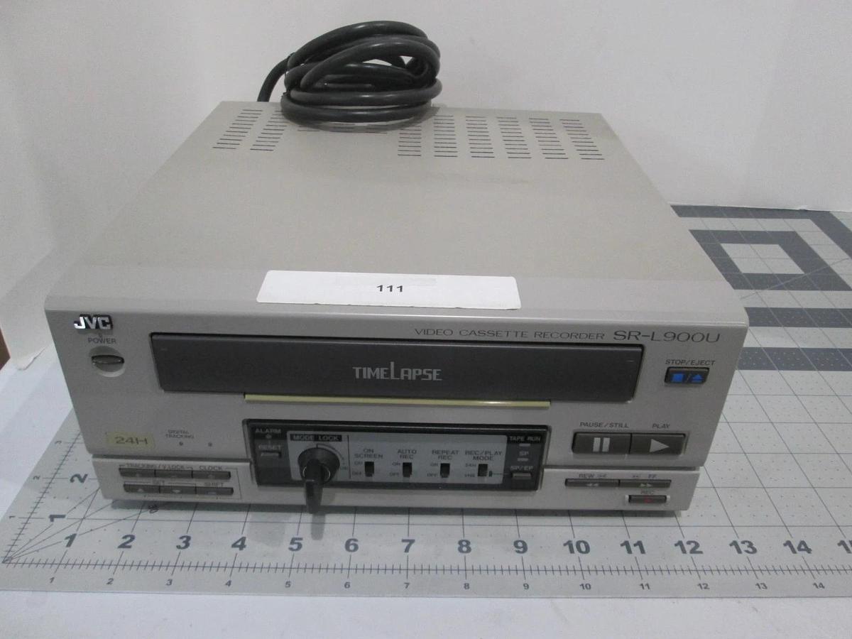 Used JVC, SR-L900U, Video Cassette Recorder, Ac 120V, 60Hz, 14W, Used