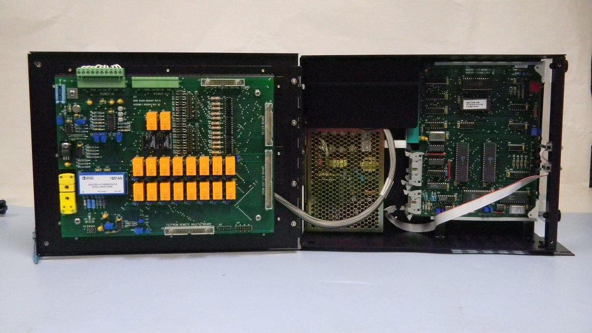Used ICCI Card Cage, 8002565 Rev D, 8001405 Rev C, 8002555 Rev 3, 8002645 Rev B