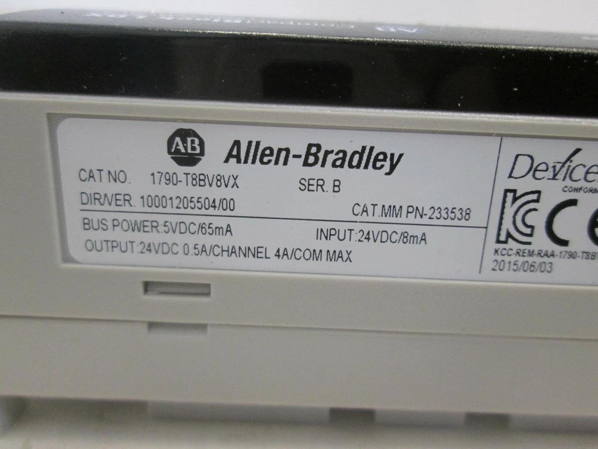 Used Allen-Bradley, Compact Block LDX, 1790-T8BV8VX, Used