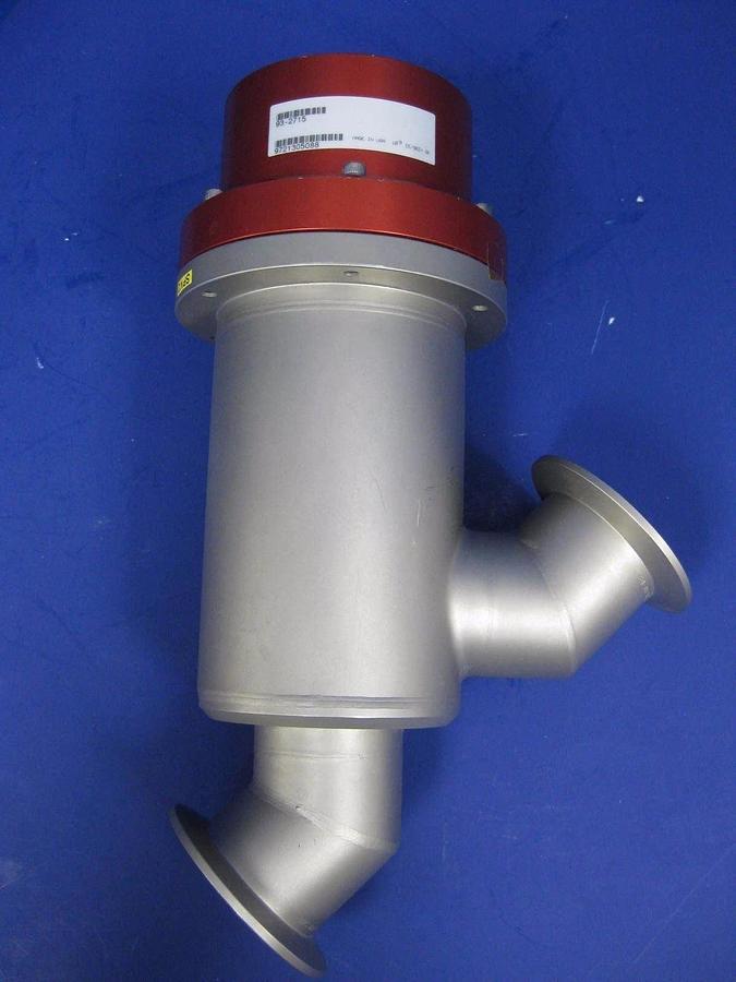 Used MKS HPS Single-Stage Heated Inline Vacuum Valve, NW50, Used