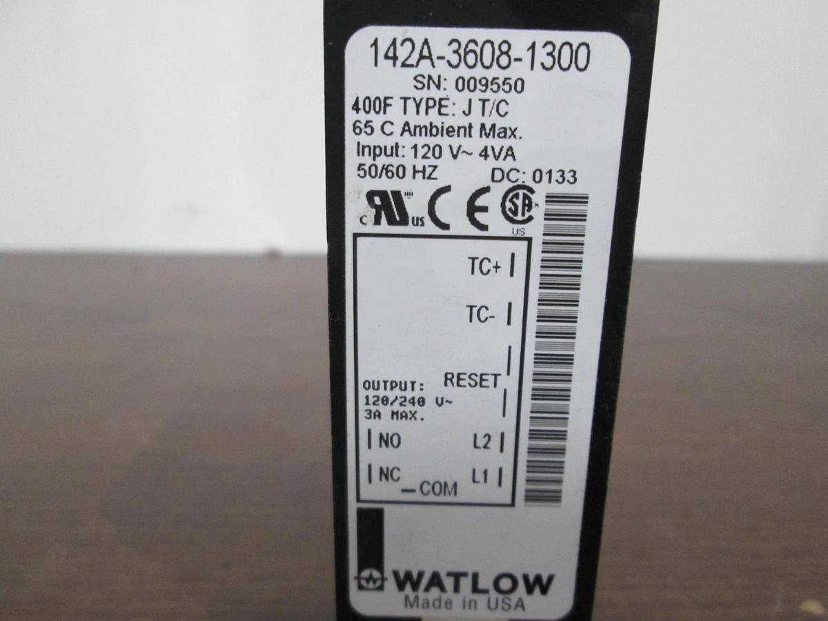 Used Watlow, 142A-3608-1300, Temperature Controller, Used