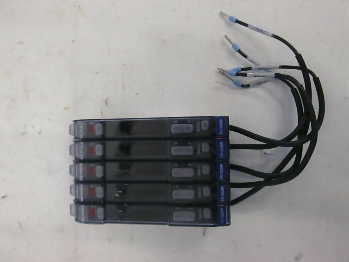 Used Keyence, Fiber Optic Amplifier, FS-V22RP, Used, Lot of 5