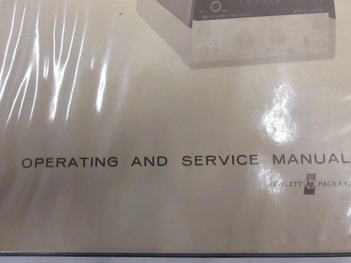 Used HP 5300A Measurement System Operating and Service Manual, Used
