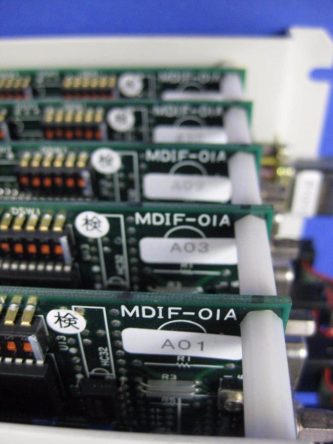 Used TEL Tokyo Electron T-Bawl Control Unit PCB Assembly w/ (5) MDIF-01A-1 & WCIF-01
