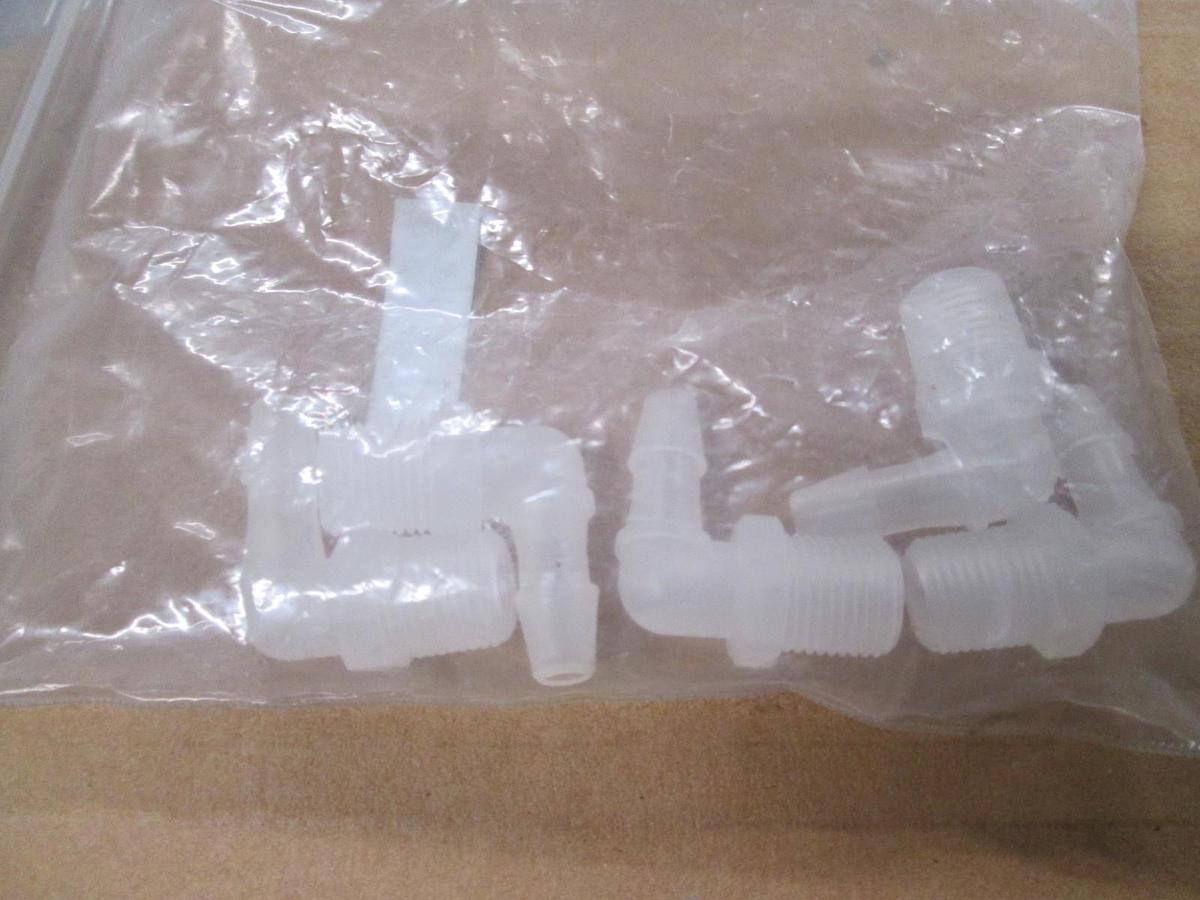 Used Teflon Elbow, 1/4" Fitting, 206-999-0169, New, Lot of 5