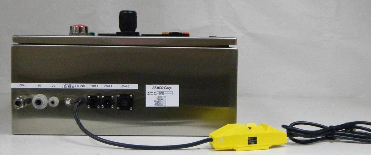 Used Semco Corp. Lydop POCL3 P5-103C Pumping Station, 60HZ, 120VAC, 1 Ph, 2A, 240W