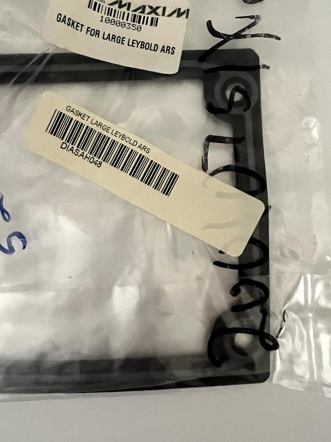 Used leybold ARS 1000350 Gasket Large Leybold ARS, New