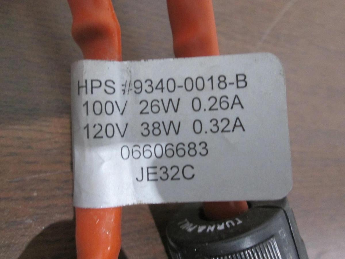 Used MKS, HPS, 9340-0018-B, Heater Jacket, 100V, 26W, 0.26A, Used