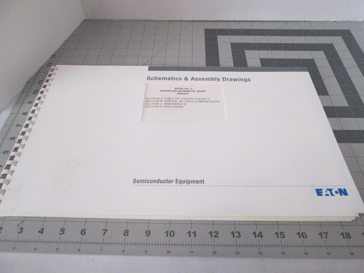 Used Eaton, NVGSD-200, Book 2, Schematics and Assembly Drawings, Used
