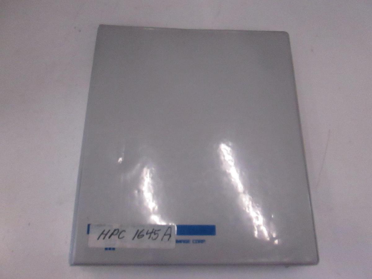 Used HP 1645A Data Error Analyzer Operating and Service Manual, Used