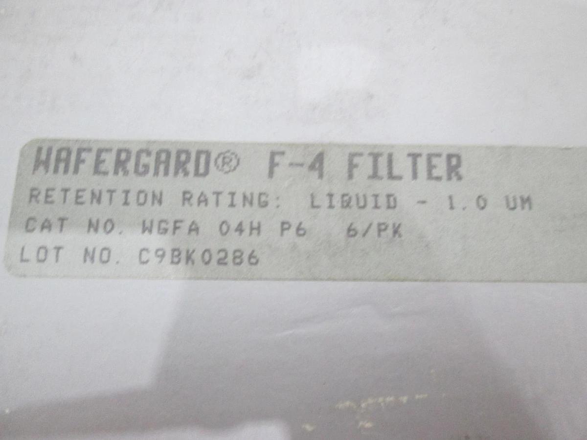 Millipore, WGFA04HP6, F-4 Filter, 1.0 UM, 0.1 UM, 0.2 UM, New, Lot of 9