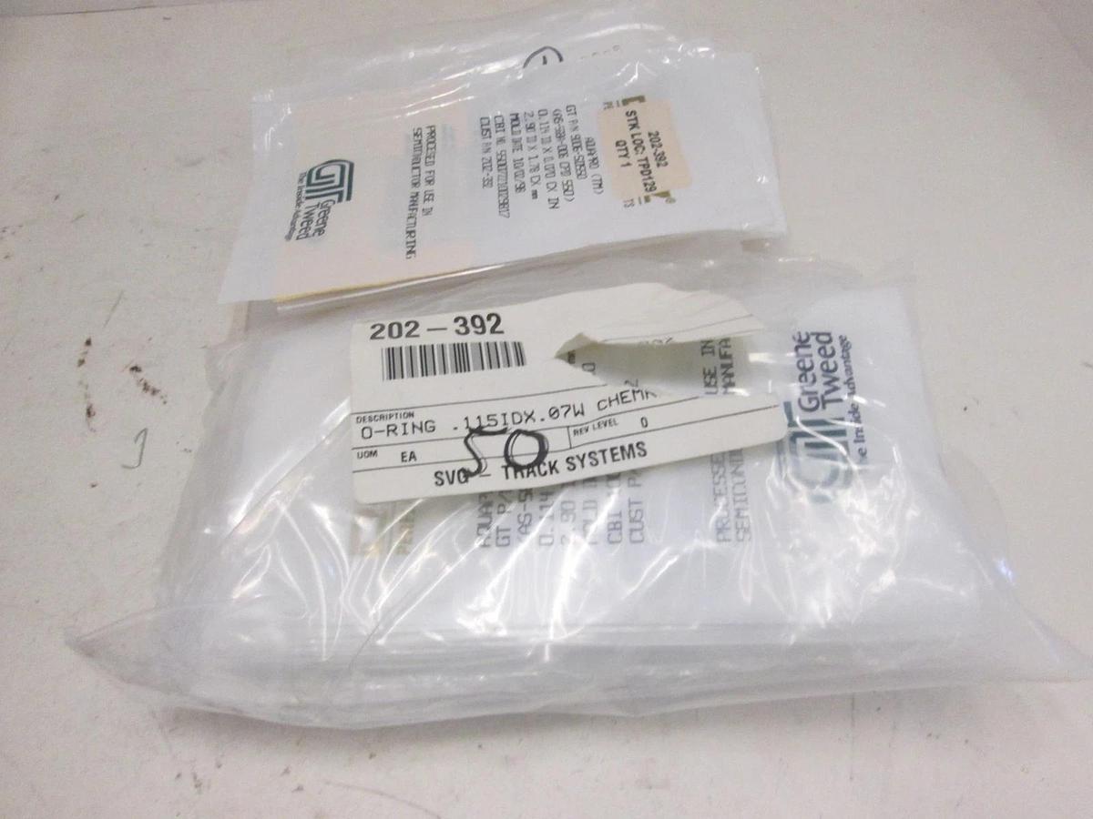 GREENE TWEED, 9006-SD550, O-RING,0.070Dx0.115ID,CHEMREZ, AQUAPRO, New, Lot of 57