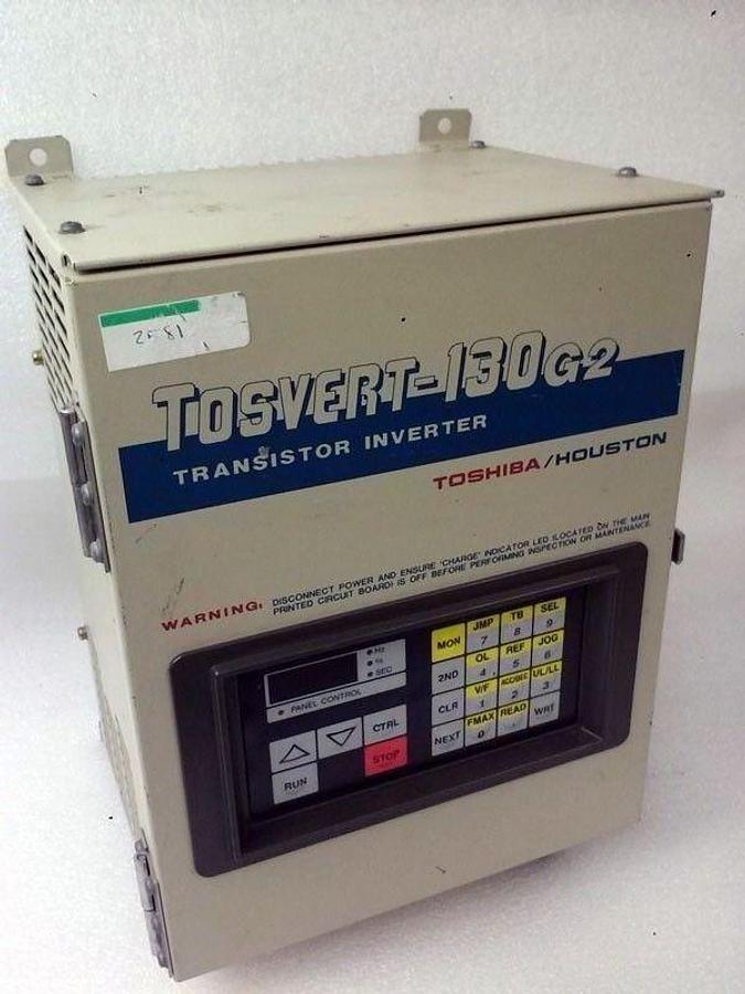 Used Tosvert Toshiba VT130G2U2015 Transistor Inverter 1.5kVA 1HP, Used