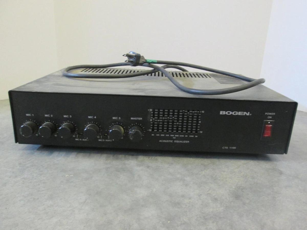 Used Bogen, Acoustic Equalizer, CTS-1100, Used