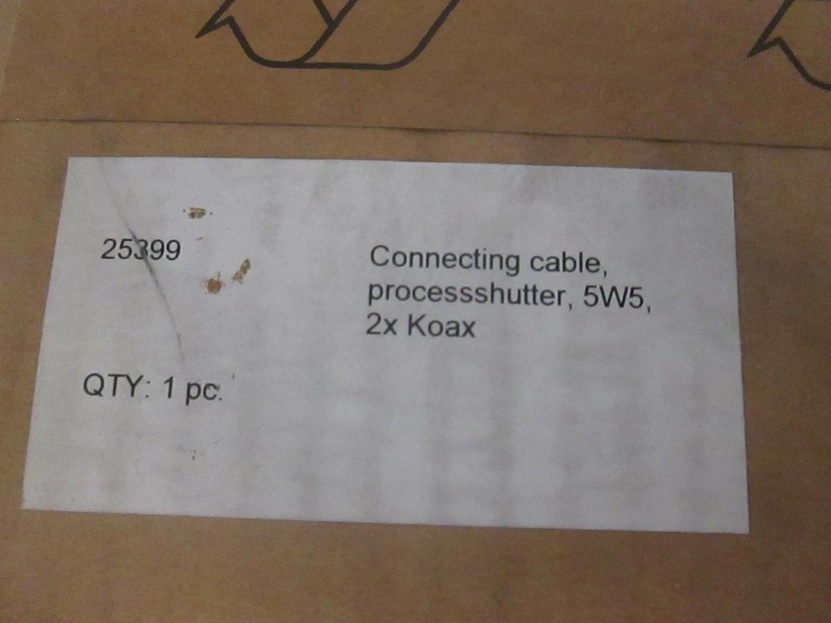 Used Coherent, Connecting Cable, Process Shutter, 5W5, 2x Koax, 25399, New
