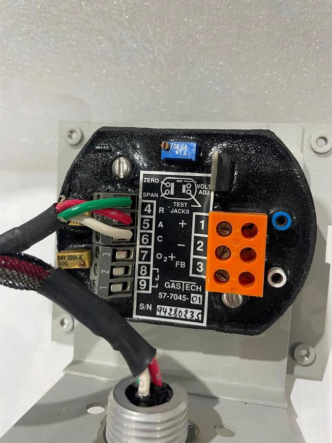Used GasTech, 57-7045 Sensor Transmitter w/ 61-0101 Amplifier, Used