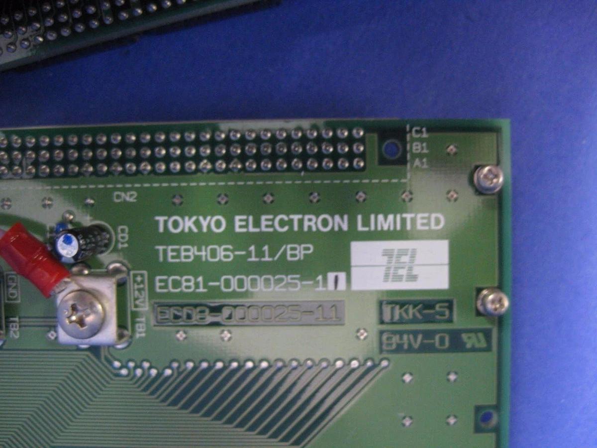 Used TEL Tokyo Electron Bus Rack Back Board/Card Set for Waves Controller, Used