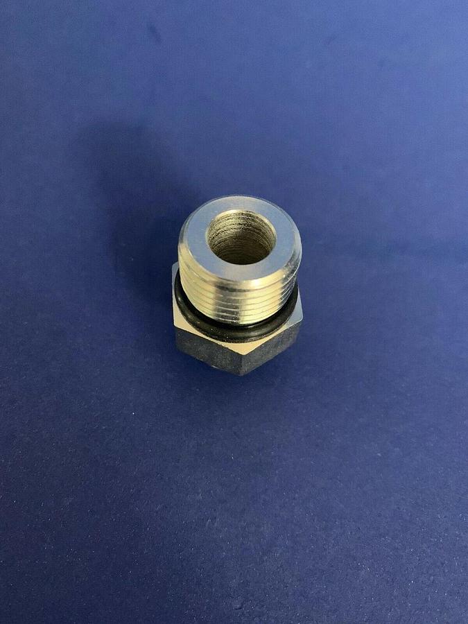 Parker Male Body Connector Reducer Adapter SMA-8 3/4" x SMA-6 9/16, Lot of 5